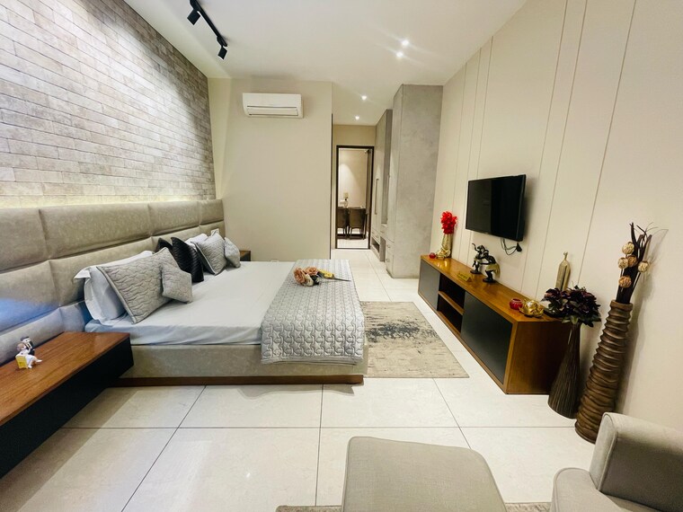Bedroom, allwin-el-spazia 3 Bedroom 1638 Sq.Ft. Apartment In Sanauli Zirakpur 8889458