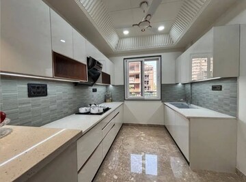 Kitchen in 3 BHK Builder Floor at Saket – for Rent