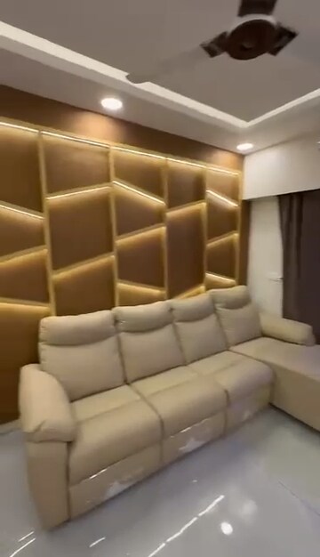 Living Room in 3 BHK Apartment at Hubtown The Premiere, Andheri West – for Rent