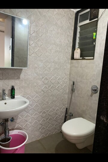 Bathroom in 2 BHK Apartment at Aaiji Surobhi Complex, Vishrantwadi – for Rent