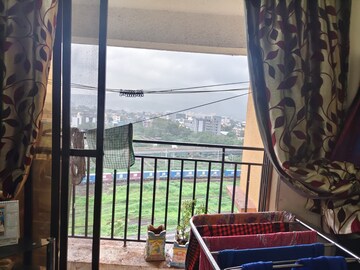 Balcony in 2 BHK Apartment at Suyash Tower, Kopar Khairane – for Sale