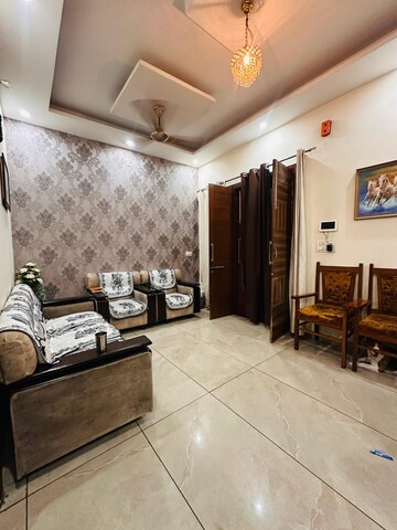 Living Room in 1.5 BHK Independent House at Dhakoli – for Sale
