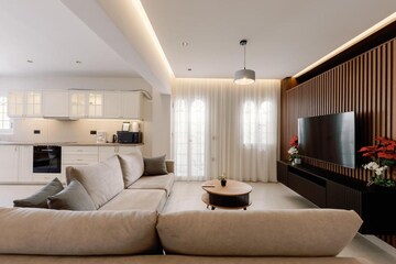 Living Room in 3 BHK Apartment at Emaar Imperial Gardens, Sector 102 – for Sale