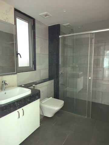 Bathroom in 3 BHK Apartment at Rustomjee Crown, Prabhadevi – for Rent