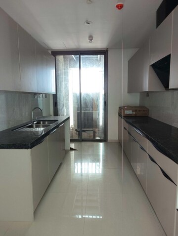 Kitchen in 3 BHK Apartment at Rustomjee Crown, Prabhadevi – for Rent