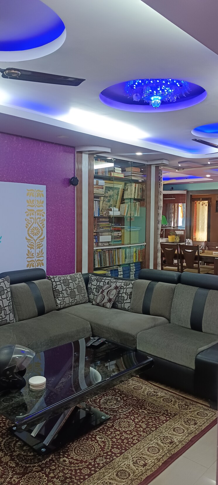 Living Room, morabadi 3 Bedroom 1600 Sq.Ft. Apartment In Morabadi Ranchi 8889967