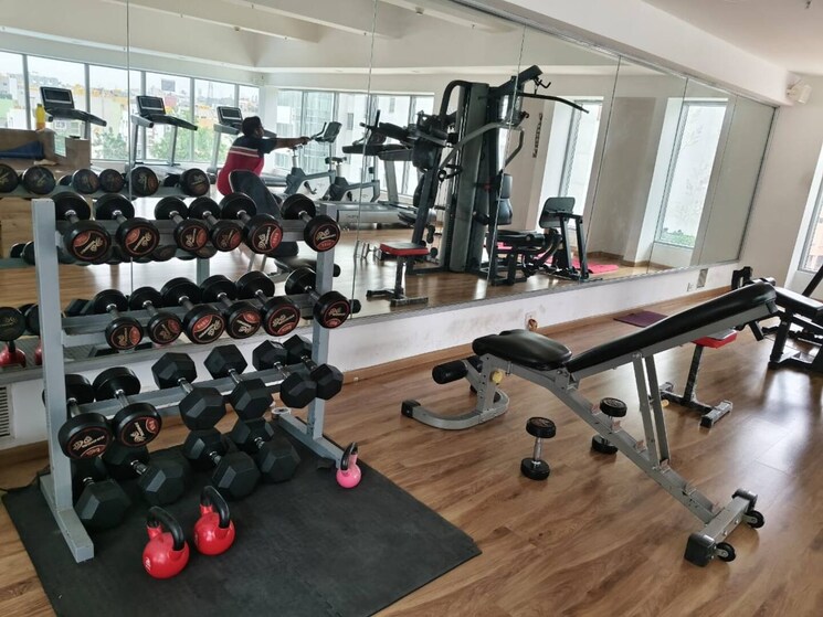 Gym, pashmina-waterfront 3 Bedroom 1857 Sq.Ft. Apartment In Old Madras Road Bangalore 8889958