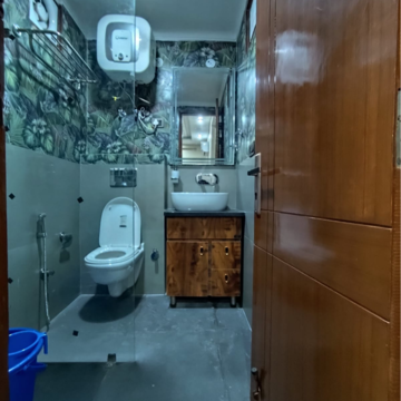 Bathroom in 2 BHK Apartment at Rajpur Khurd Extension – for Sale