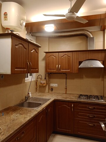 Kitchen in 3 BHK Builder Floor at South Extension ii – for Rent