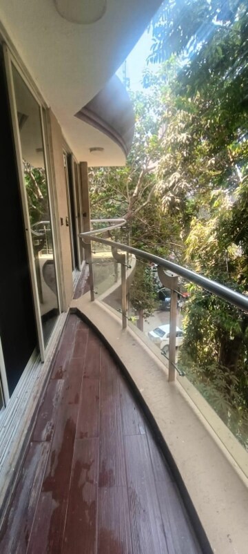 Balcony in 3 BHK Apartment at Khar West – for Rent
