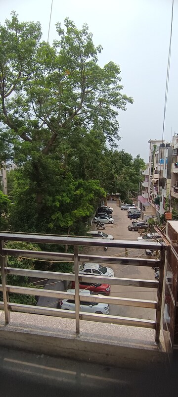 Balcony in 2.5 BHK Builder Floor at Ashok Nagar – for Rent