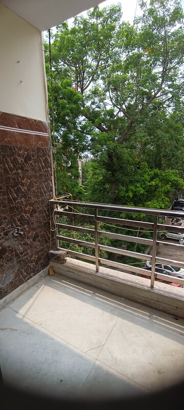 Balcony in 2.5 BHK Builder Floor at Ashok Nagar – for Rent