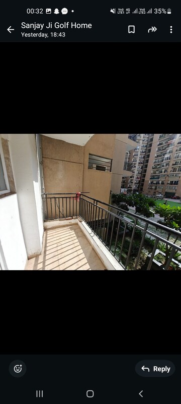 Balcony in 2 BHK Apartment at Amrapali Golf Homes, Sector 4 Greater Noida – for Sale