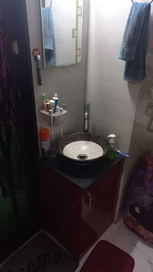 Bathroom in 1 BHK Apartment at Tilak Nagar – for Sale