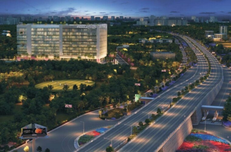 Exterior View, kokapet Commercial Office Space in IT/SEZ 1000 Sq.Ft. In Kokapet Hyderabad 8890223