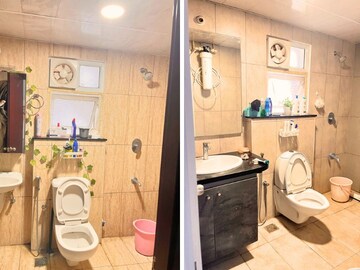 Bathroom in 2 BHK Apartment at Prestige Lakeside Habitat, Varthur – for Rent