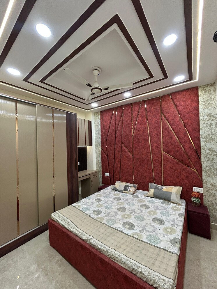 Bedroom, dwarka mor 3 Bedroom 891 Sq.Ft. Builder Floor In Dwarka Mor Delhi 8890213