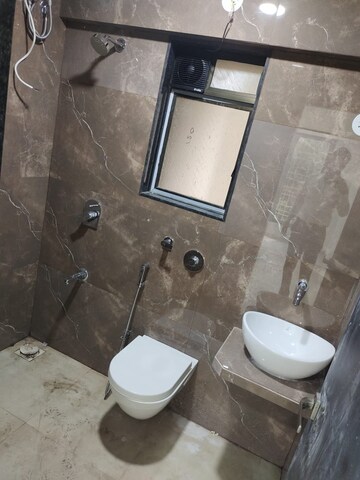 Bathroom in 2 BHK Apartment at Poonam Vaishno Heights, Malad East – for Rent