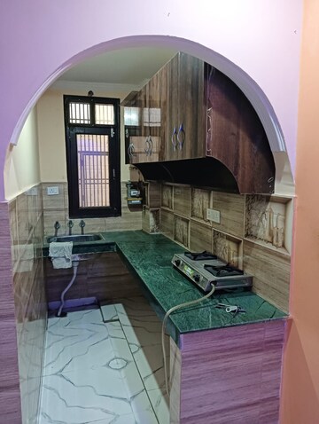 Kitchen in 1 BHK Builder Floor at Dwarka Mor – for Rent