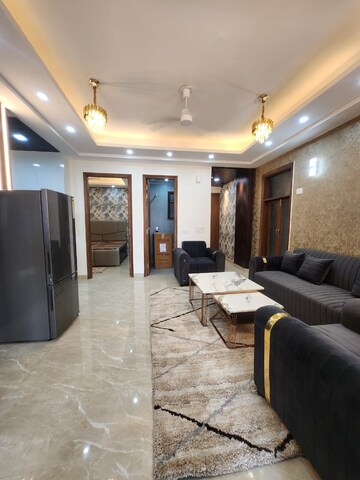 Living Room in 3 BHK Builder Floor at Saket – for Rent