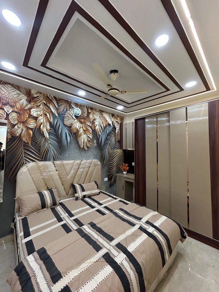 Bedroom, dwarka mor 3 Bedroom 713 Sq.Ft. Builder Floor In Dwarka Mor Delhi 8890319