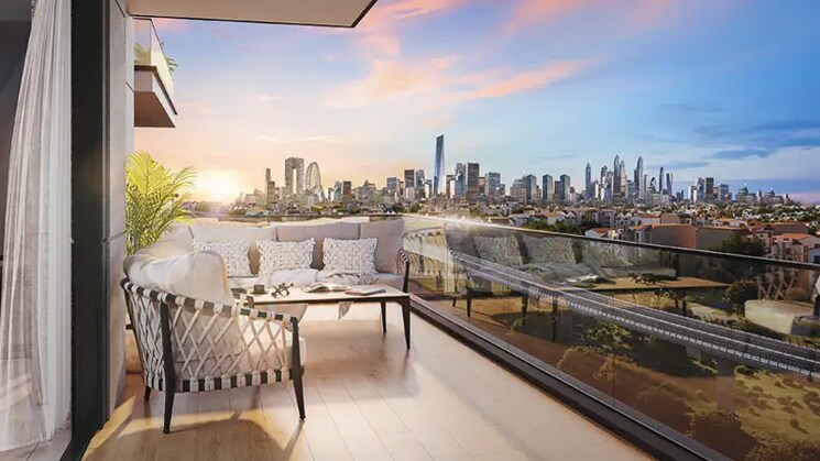 Balcony, purvanchal-sunbliss 4 Bedroom 3695 Sq.Ft. Apartment In Sector 22d Yamuna Expressway Greater Noida 8890392