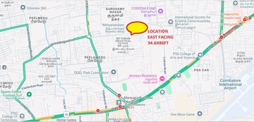  Industrial Plot – Map Location View at Thaneerpandal - for Sale