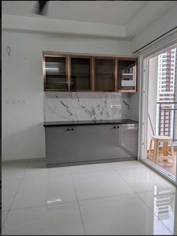 Kitchen in 3 BHK Apartment at Rajapushpa Provincia, Narsingi – for Rent