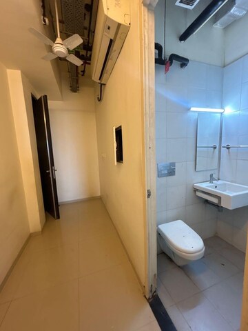 Bathroom in 3 BHK Apartment at Lodha World Crest, Worli – for Rent