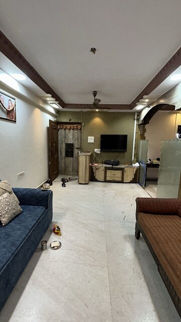 Living Room in 1 BHK Apartment at Atlanta Manor, Malad East – for Rent