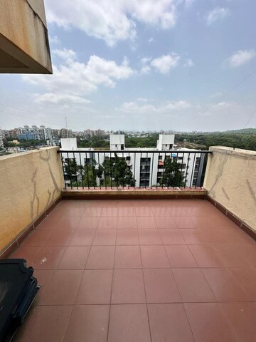 Balcony in 3 BHK Apartment at Ganga Satellite, Wanwadi – for Rent