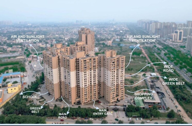 Exterior View, nirala-greenshire-phase-i 2 Bedroom 950 Sq.Ft. Apartment In Patwari Greater Noida 8890658
