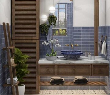 Bathroom in 4 BHK Villa at Parra – for Sale