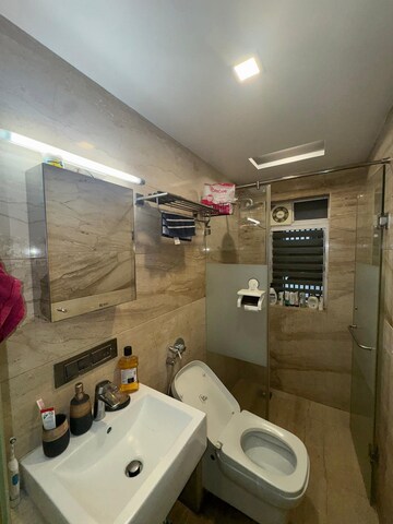 Bathroom in 1 BHK Apartment at Khar West – for Rent