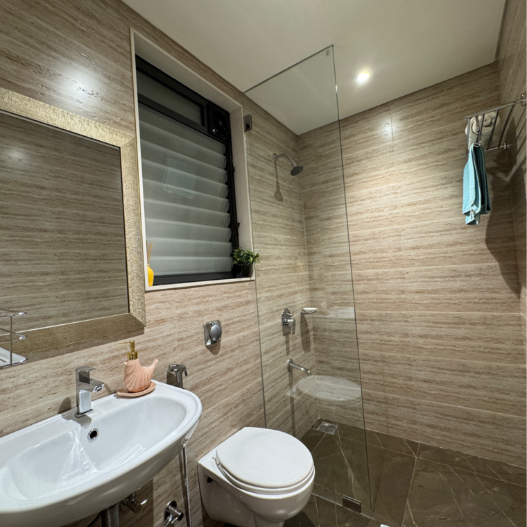 Bathroom, lodha-palava-crown 2 Bedroom 487 Sq.Ft. Apartment In Hedutane Thane 8891032