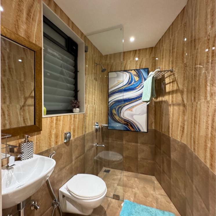 Bathroom, lodha-palava-crown 2 Bedroom 487 Sq.Ft. Apartment In Hedutane Thane 8891032