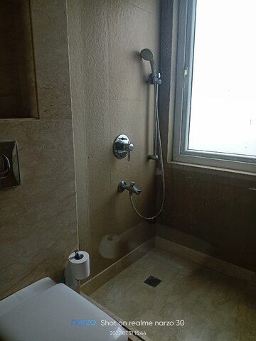 Bathroom in 3 BHK Apartment at Boutique Residential Apartments C-253, Defence Colony – for Rent