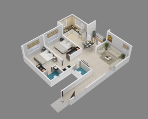 2 BHK Apartment For Sale in Little Earth Apartments, Mamurdi