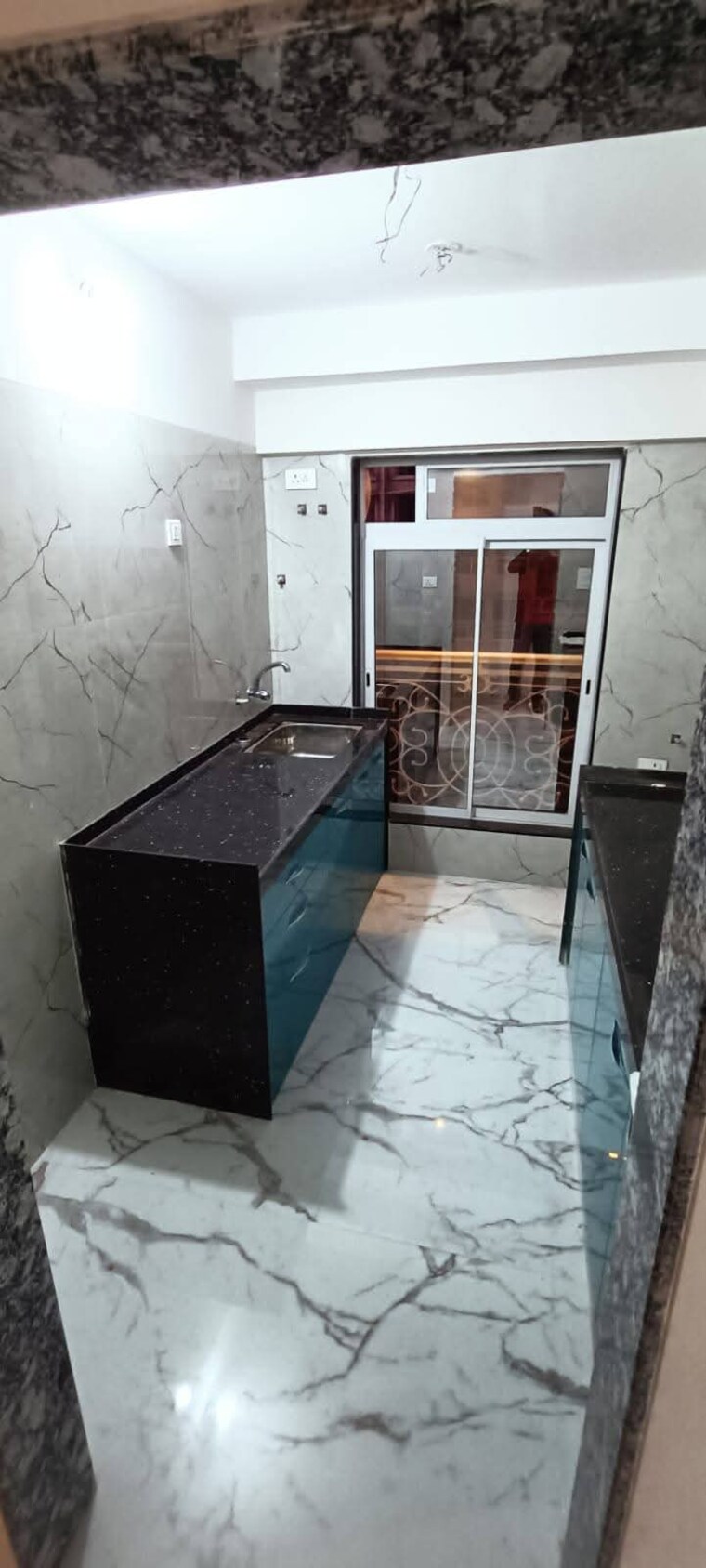 Kitchen, sai-crystal-empire 1 Bedroom 650 Sq.Ft. Apartment In Nalasopara East Palghar 8891028
