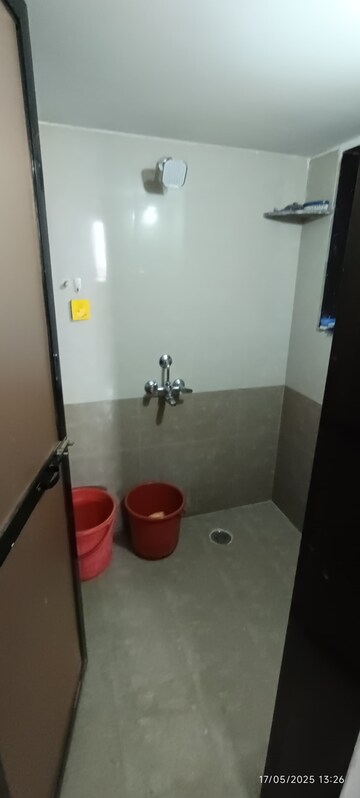 Bathroom in 1 BHK Apartment at Varad Parijatak, Shirgaon – for Rent