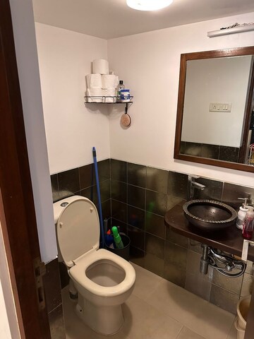 Bathroom in 2 BHK Apartment at Bandra West – for Rent
