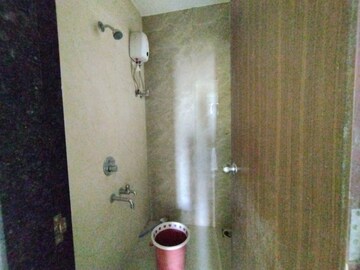 Bathroom in 1 BHK Apartment at Raunak City Sector 4 D4, Kalyan West – for Rent