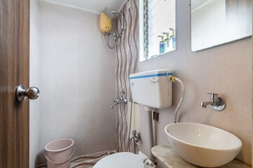 Bathroom in 3 BHK Apartment at Khar West – for Rent