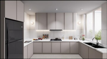 Kitchen in 3 BHK Apartment at ASBL Broadway, Financial District – for Sale