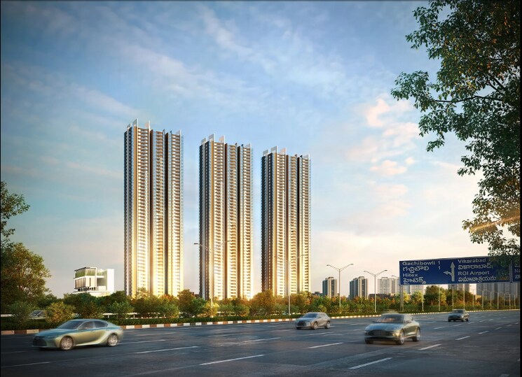 Exterior View, asbl-broadway 3 Bedroom 2035 Sq.Ft. Apartment In Financial District Hyderabad 8891365