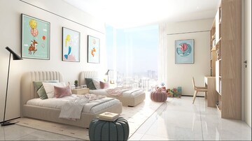 Living Room in 3 BHK Apartment at ASBL Broadway, Financial District – for Sale