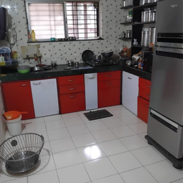 Team Area in 1 BHK Apartment at Raheja Gardens, Netaji Nagar – for Rent