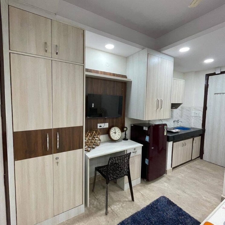 Kitchen, sector 43 1 RK 610 Sq.Ft. Builder Floor In Sector 43 Gurgaon 8891457