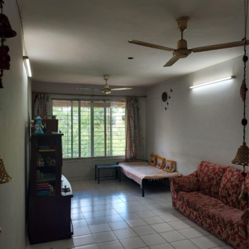 Living Room in 1 BHK Apartment at K Raheja Gardens, Netaji Nagar – for Rent