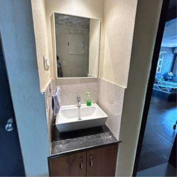 Bathroom in 2 BHK Apartment at Chaphalkar Elina Lite, Mohammadwadi – for Rent